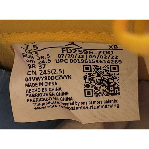 Women's Air Jordan 1 Retro High OG 'Reverse Laney' FD2596-700 - Picture 9 of 9